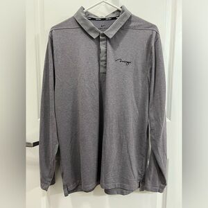 Nike Golf Dri-Fit Long Sleeve Polo Size Large